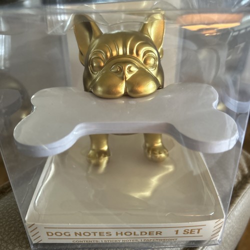 Gold french bulldog - dog, notes